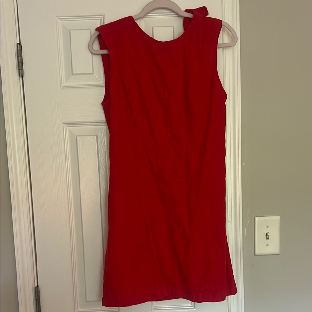 Abercrombie Red Sleeveless Mini Dress